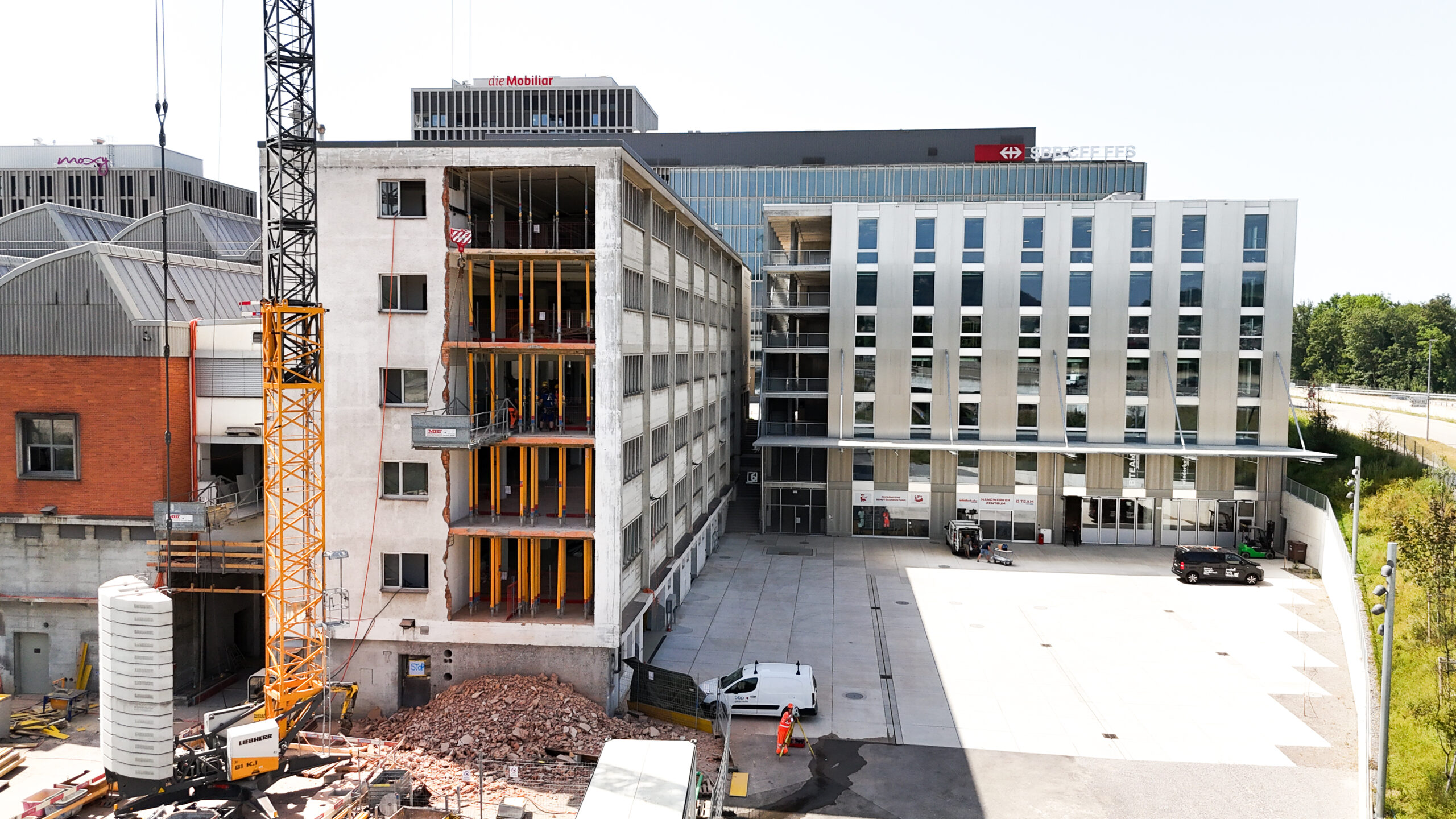 Umbau Wankdorf City Wirz AG Bauunternehmung Bern