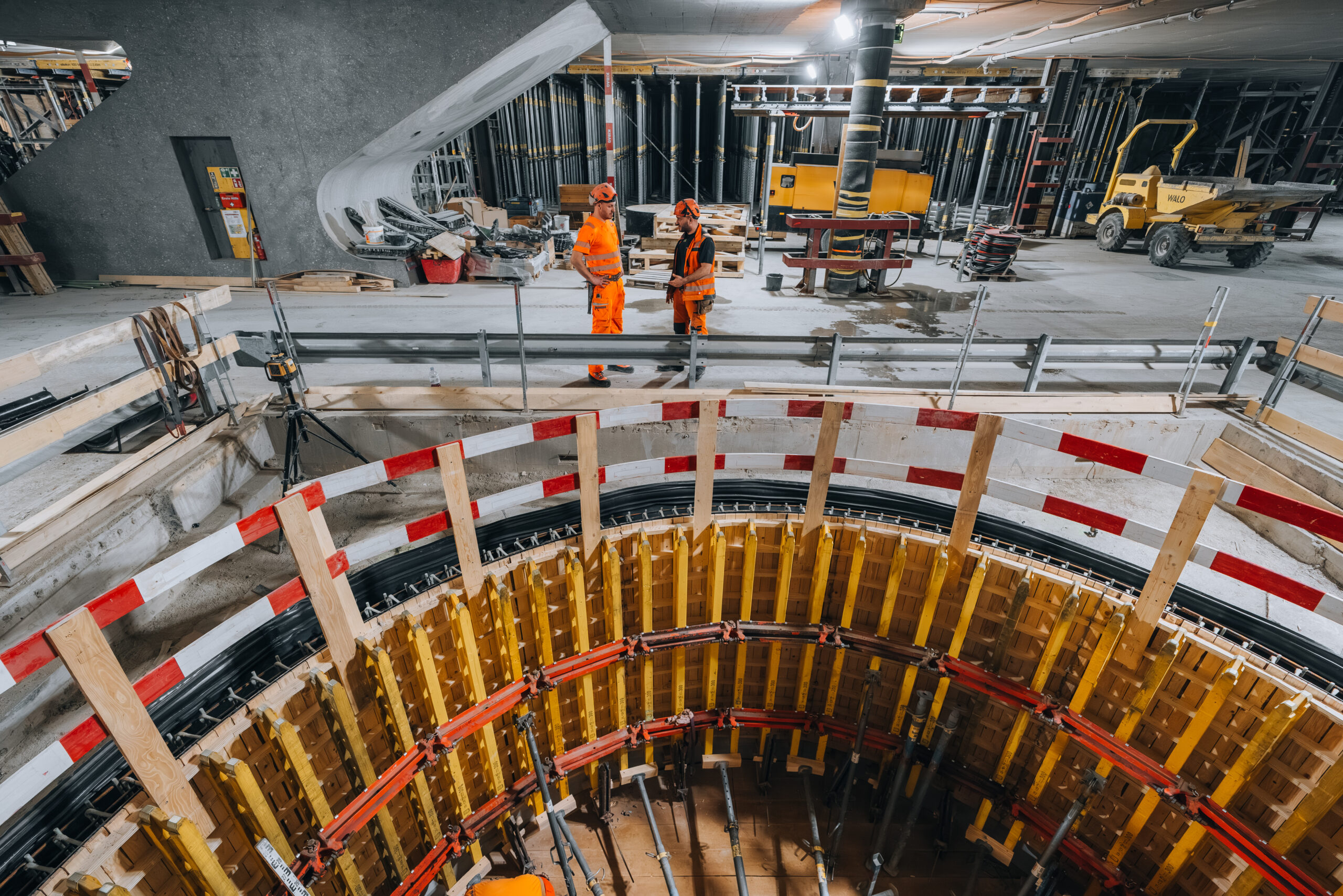 Baustelle Bahnhof Bern Wirz AG Bauunternehmung