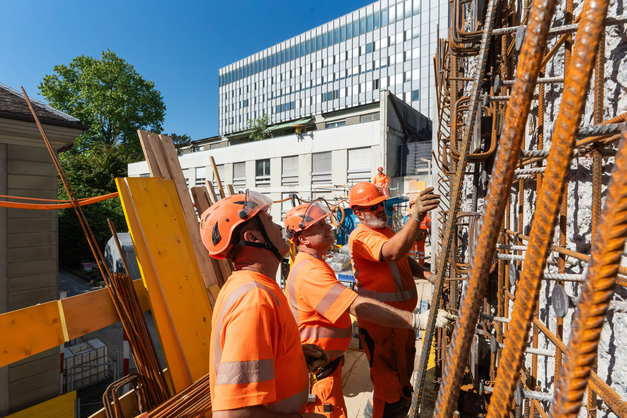 Baustelle Bahnhof Bern Wirz AG Bauunternehmung