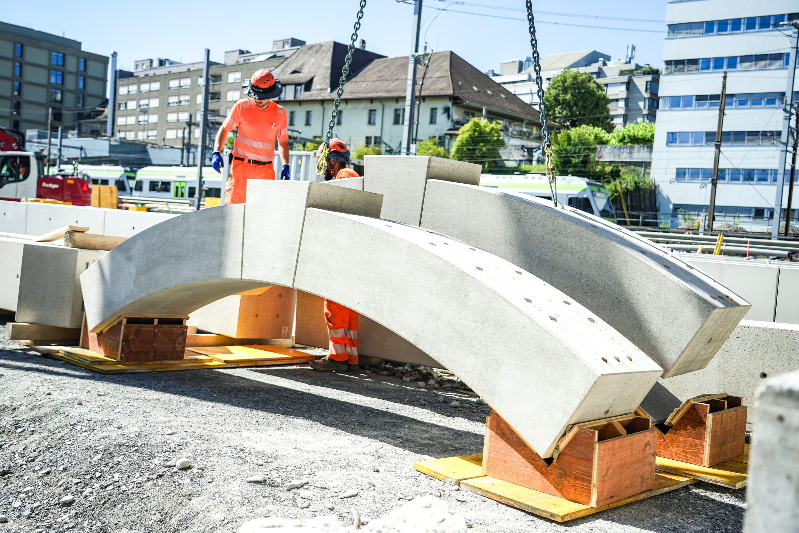 Bahndepot Aebimatt: Wirz AG Bauunternehmung Bern