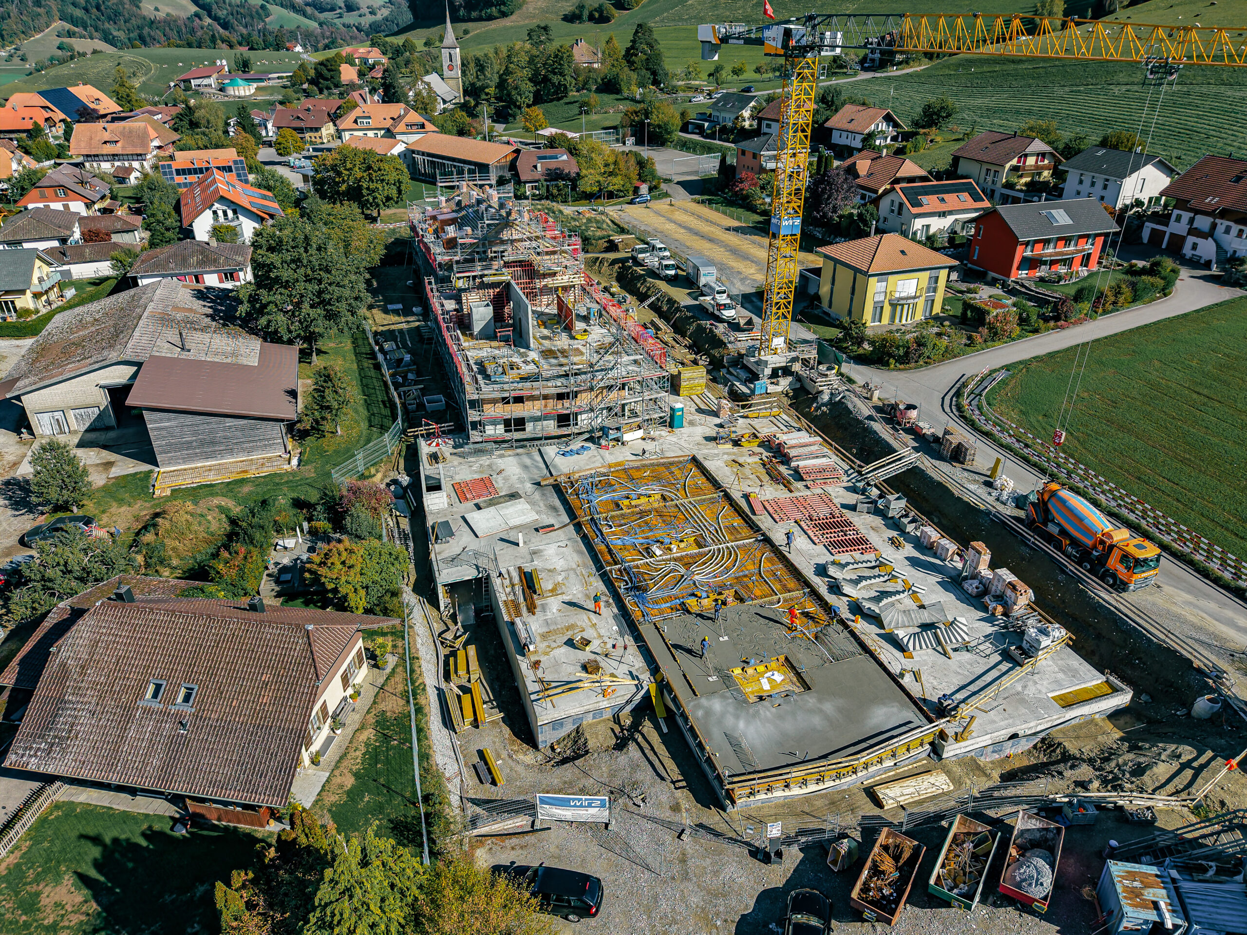 Wohnüberbauung Oberbalm Wirz AG Bauunternehmung